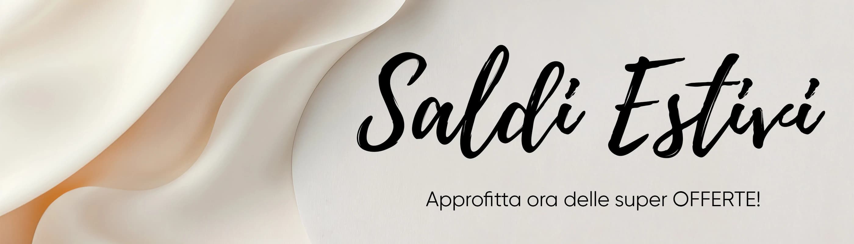 Banner promozionale per i saldi estivi sugli occhiali da sole.
