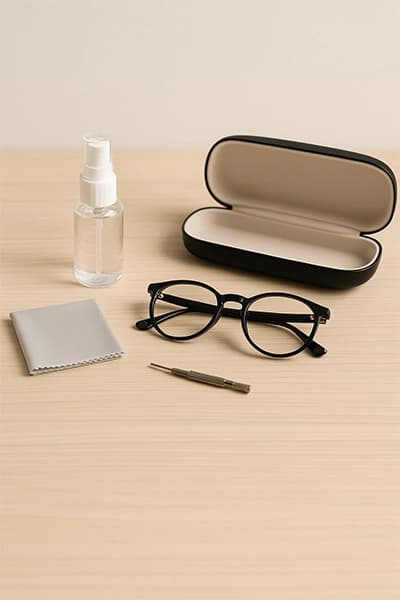 How to clean and store designer glasses: complete care guide