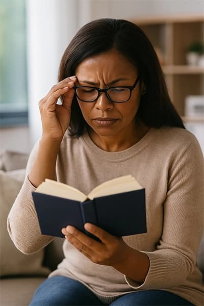Symptoms of presbyopia: how to recognize them
