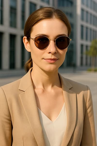 Brillen für dreieckige Gesichter: die besten Modelle zur Harmonisierung der Gesichtszüge
