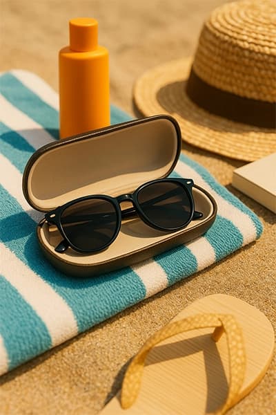 How to properly store your glasses in summer