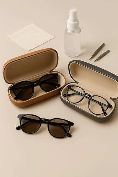 Sunglasses vs prescription glasses: maintenance differences