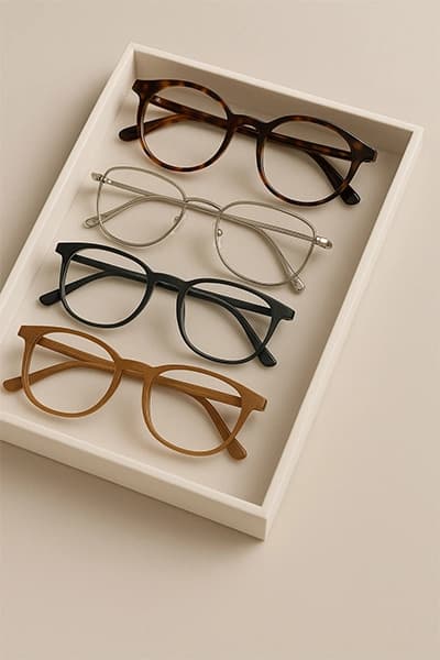 Guide to frame materials: complete comparison between acetate, titanium, TR90, and others