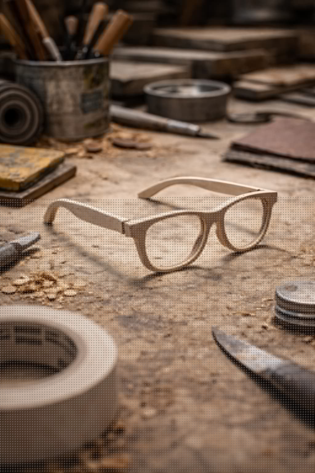 Artesano de GR Glass trabajando